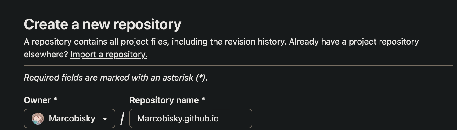 Name of your repository